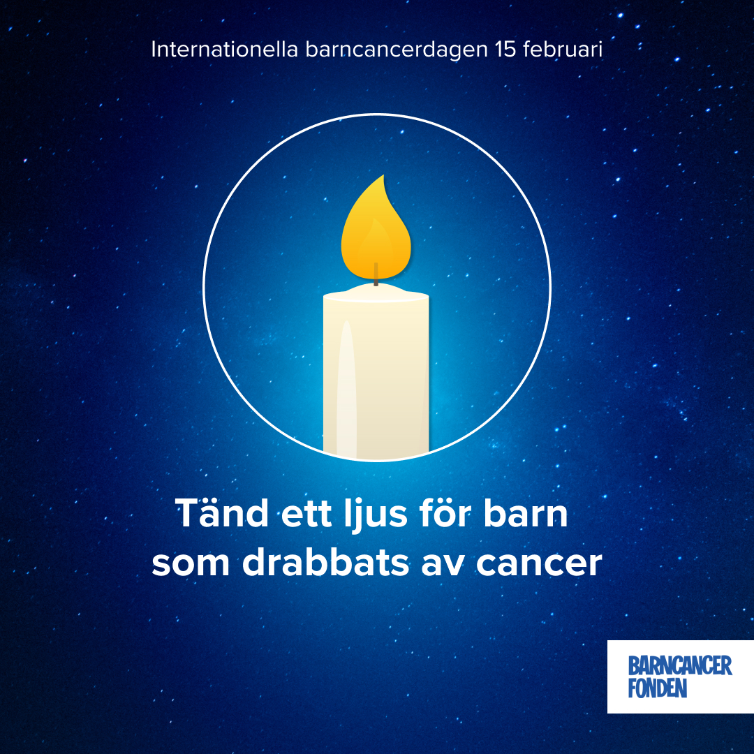 Dela med dina nära och kära för att uppmärksamma internationella barncancerdagen